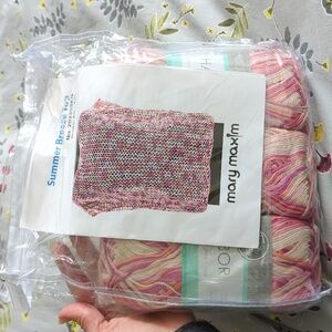 Tank Top Knit kit with yarn and pattern